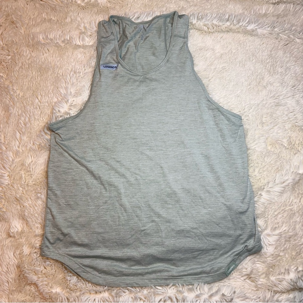 Legends Men’s light green Enzo Tank Top XL - Picture 2 of 12